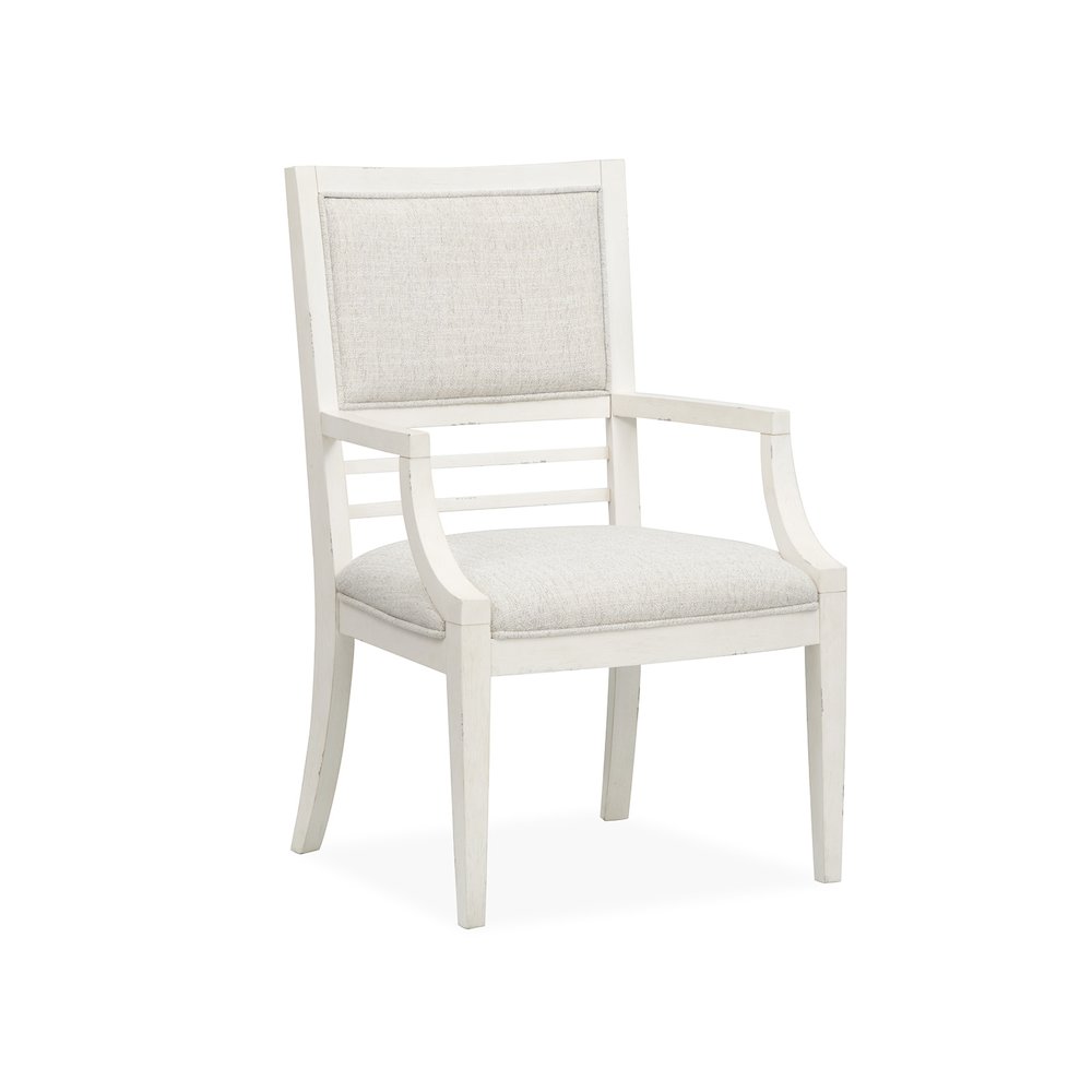 Echo Isles Sea Pearl And Driftwood Upholstered Arm Chair Two Pack