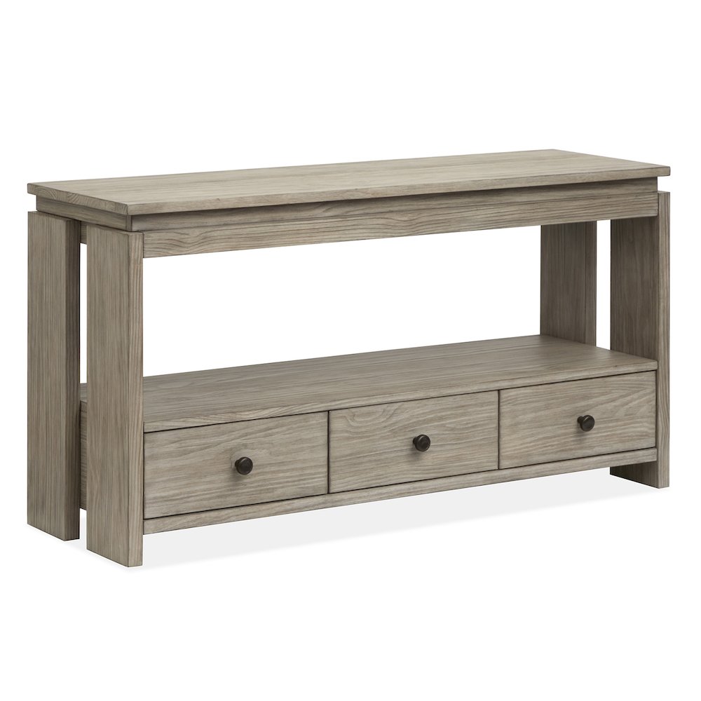 Conrad Stone Harbor Grey Rectangular Sofa Table