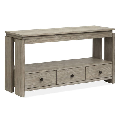 Conrad Stone Harbor Grey Rectangular Sofa Table