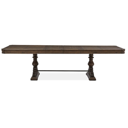 Durango Willadeene Brown Extendable Trestle Dining Table