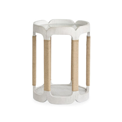 Sunset Cove Moonlight Pearl Drum Table