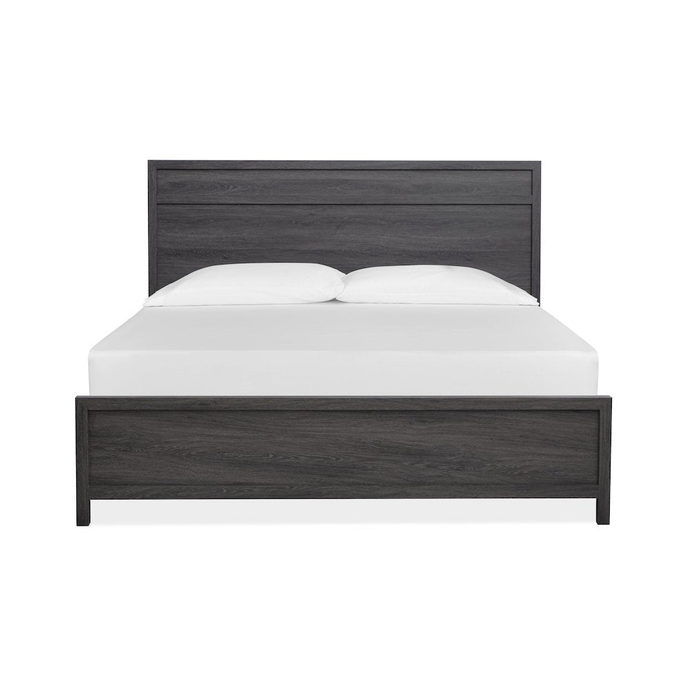 Merrifield Raisin Black Queen Panel Bed