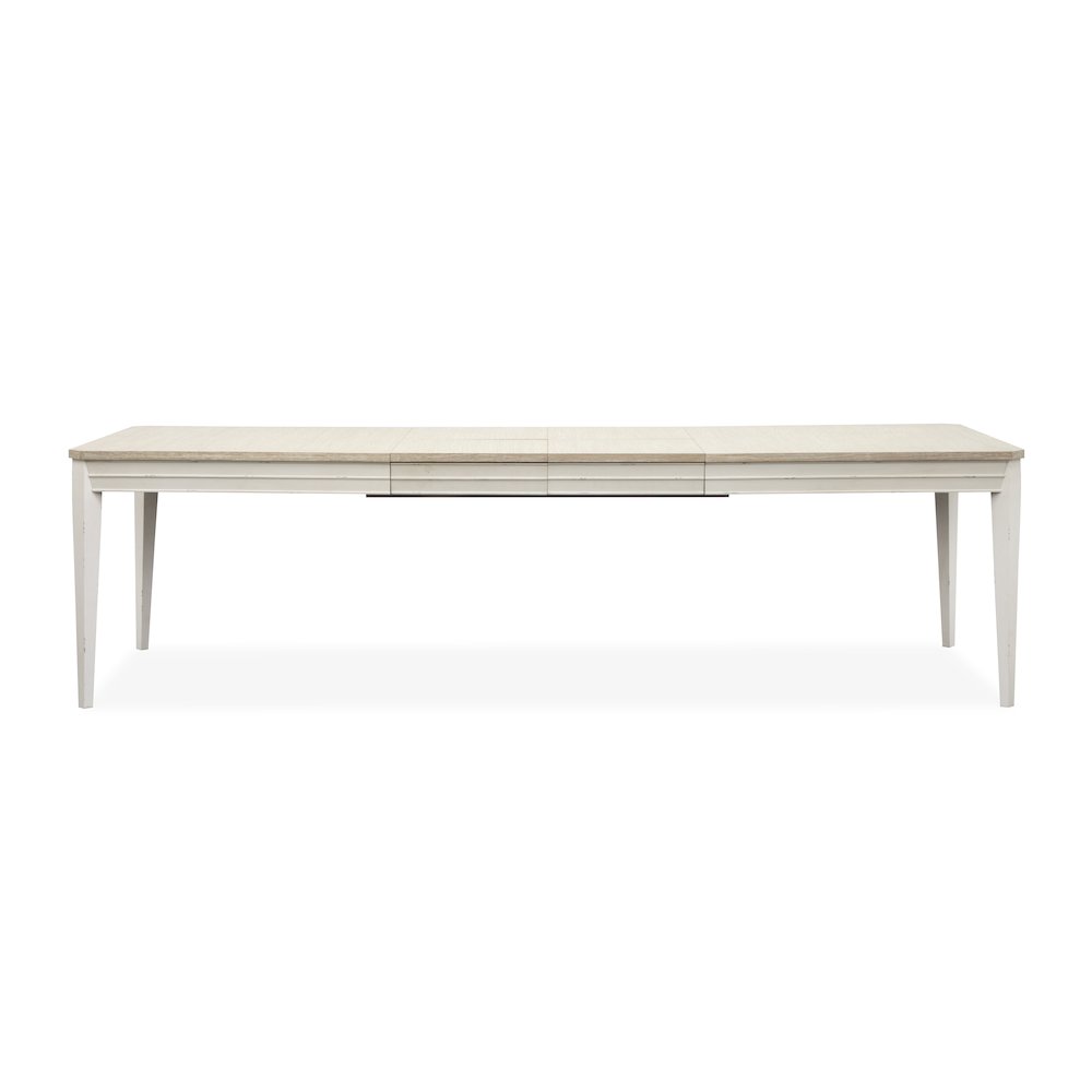Echo Isles Sea Pearl And Driftwood Extendable Rectangular Dining Table