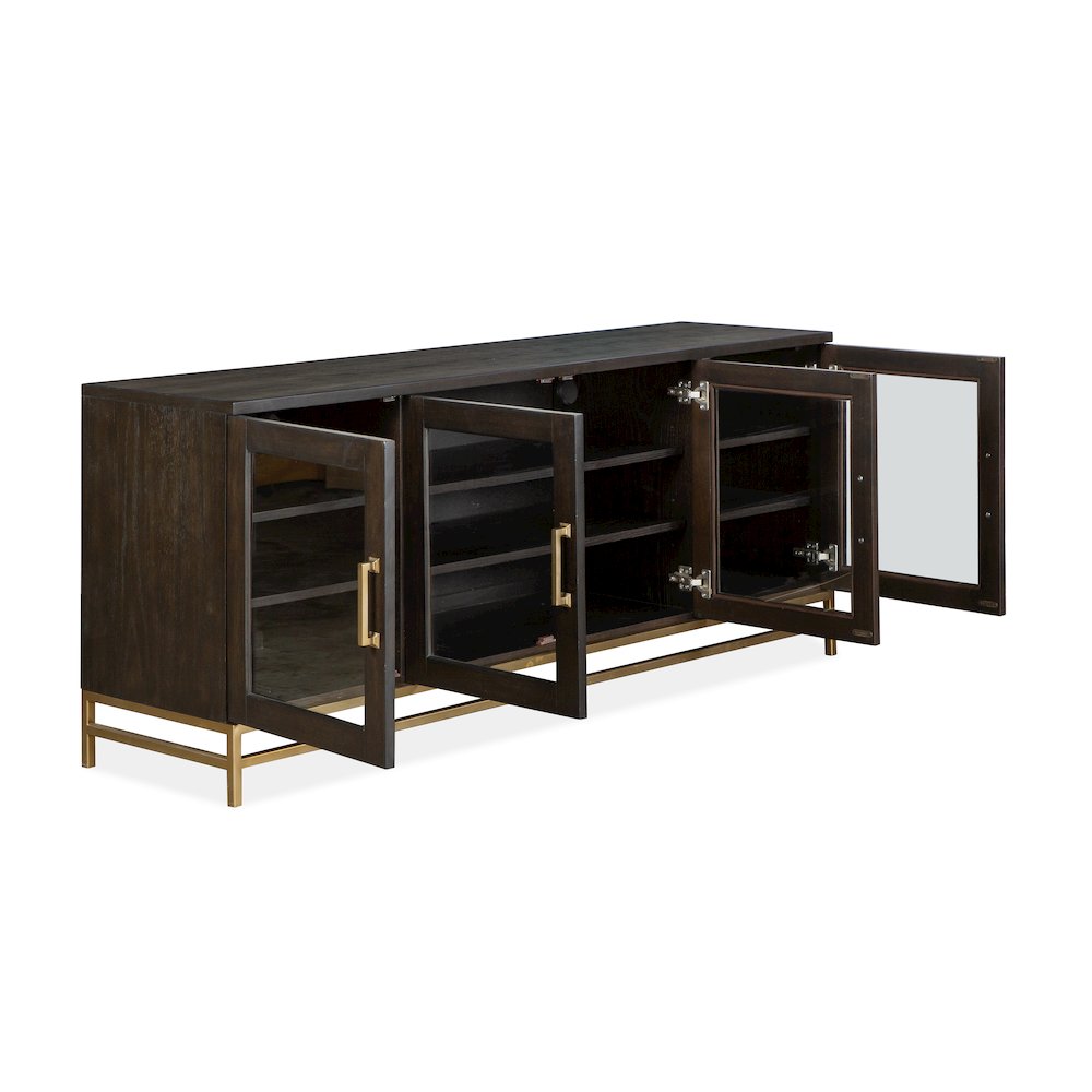 Lindon Coffee Bean Dark Small Console