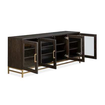 Lindon Coffee Bean Dark Small Console