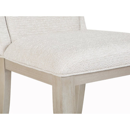 Lenox Acadia White Upholstered Host Chair Two Pack