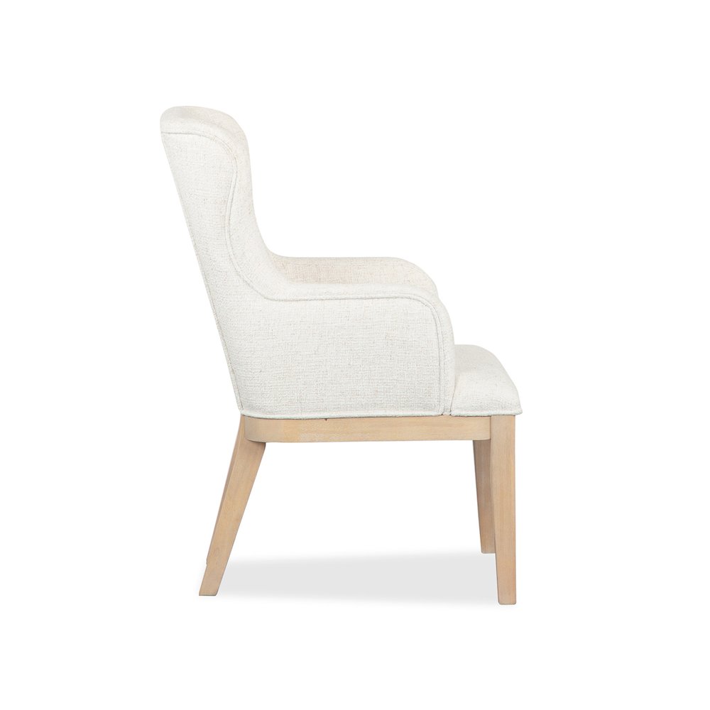 Somerset Butternut Upholstered Arm Chair Two Pack