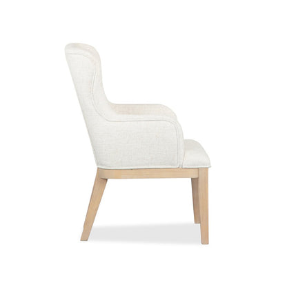 Somerset Butternut Upholstered Arm Chair Two Pack