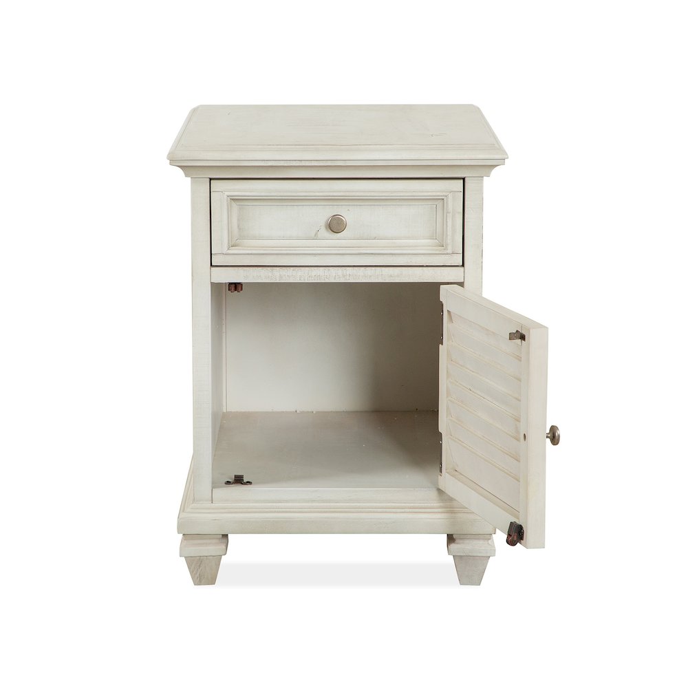 Newport Alabaster Chairside End Table