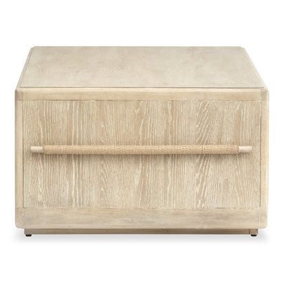Sunset Cove Sanibel Brown Rectangular Cocktail Table With Casters