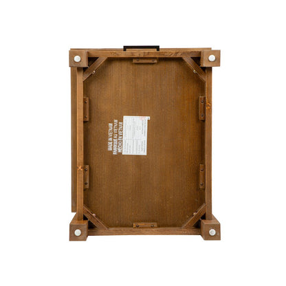 Lindon Belgian Wheat Drawer End Table