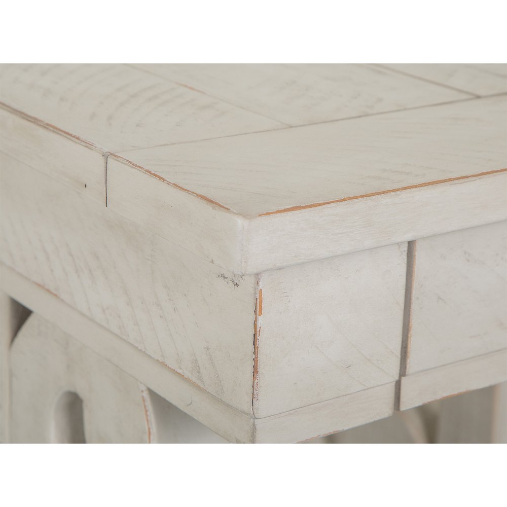 Bronwyn Alabaster Rectangular End Table