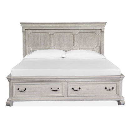 Bronwyn Alabaster Queen Panel Storage Bed