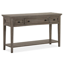 Paxton Place Dovetail Grey Rectangular Sofa Table