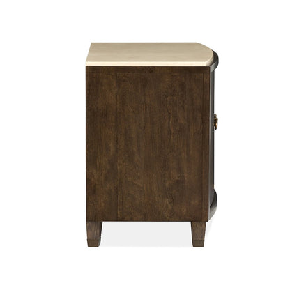 Rowan Espresso Door Nightstand