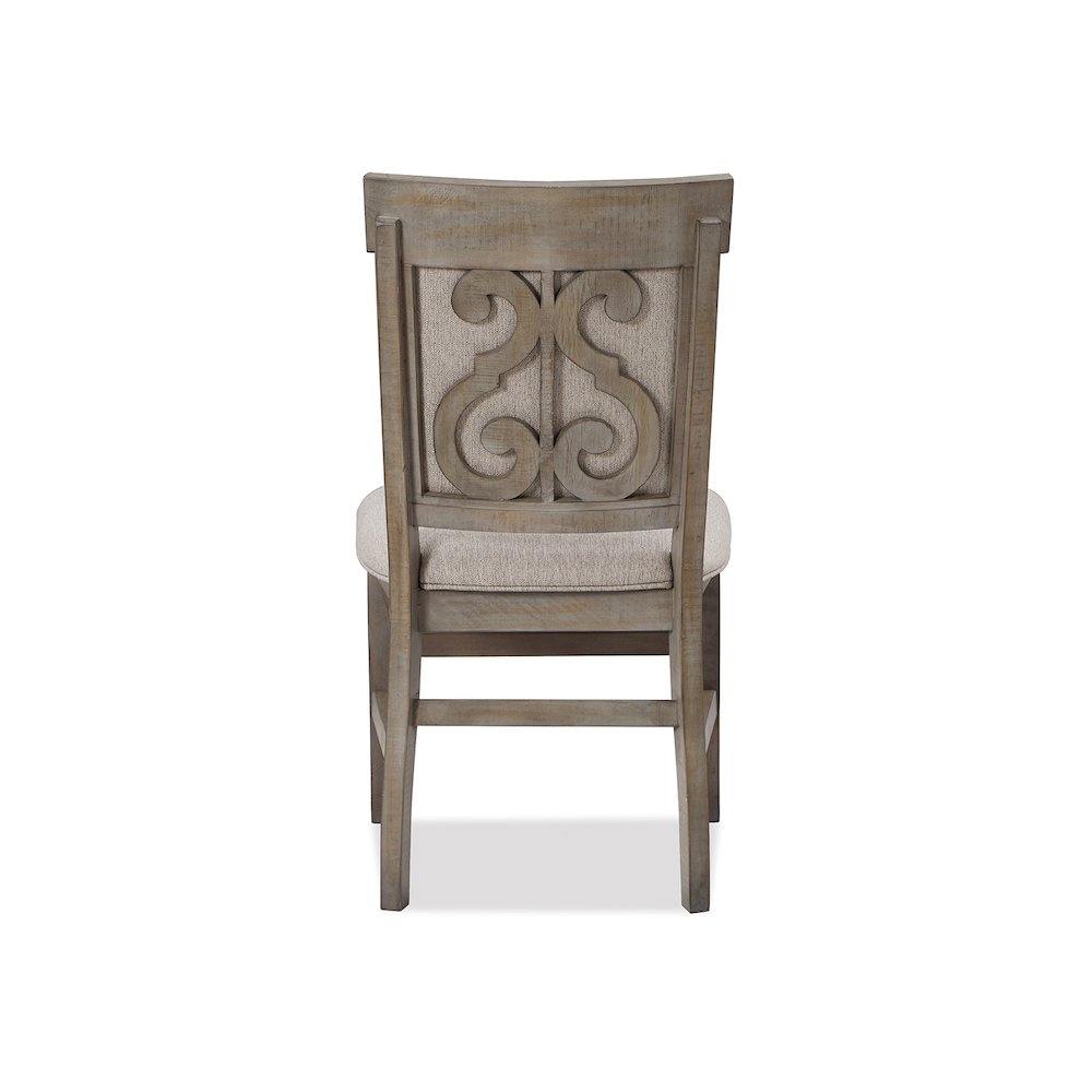Tinley Park Dove Tail Grey Upholstered Side Chair Two Pack