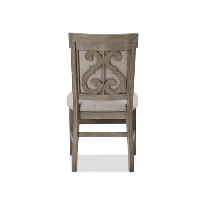 Tinley Park Dove Tail Grey Upholstered Side Chair Two Pack