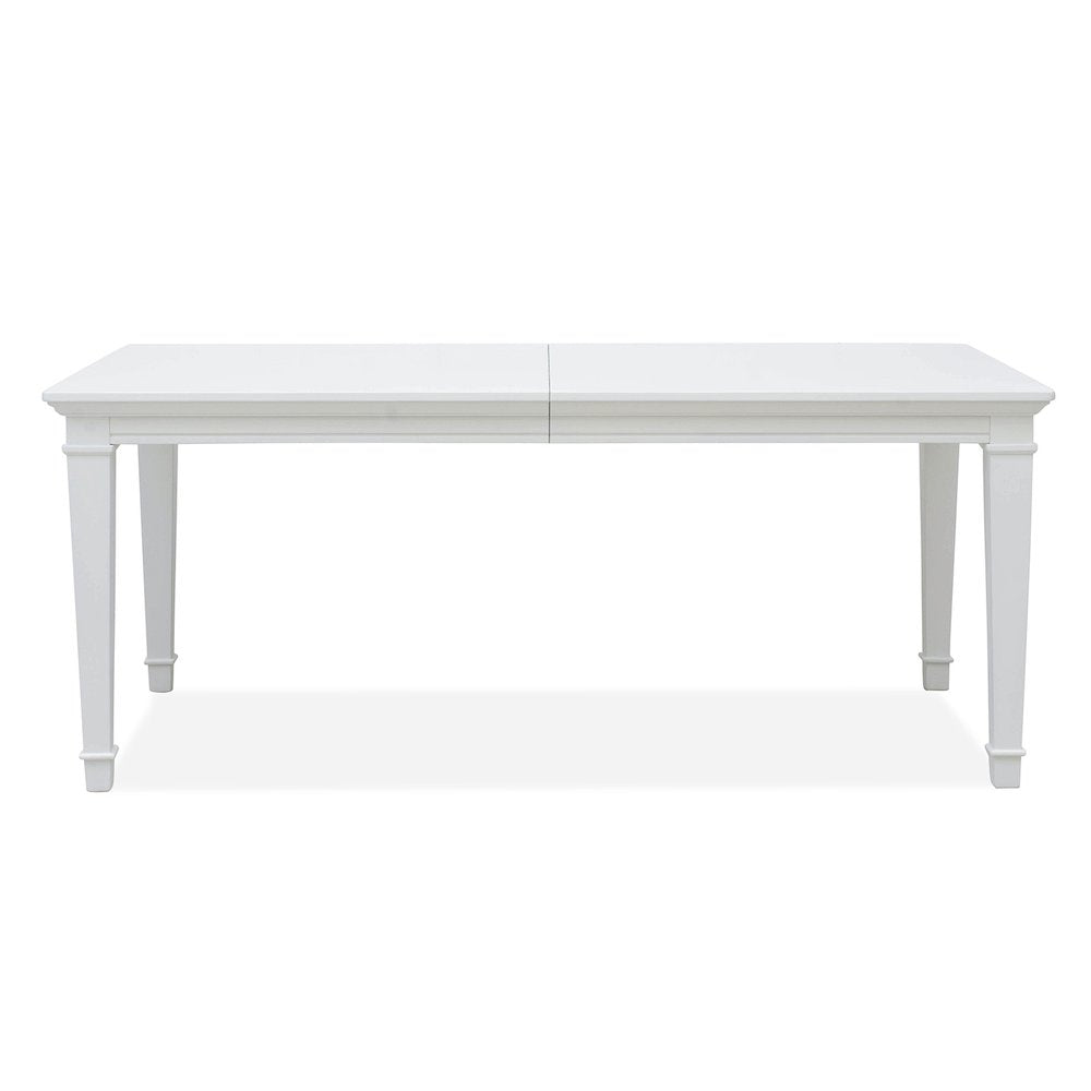 Charleston White Dove White Extendable Rectangular Dining Table