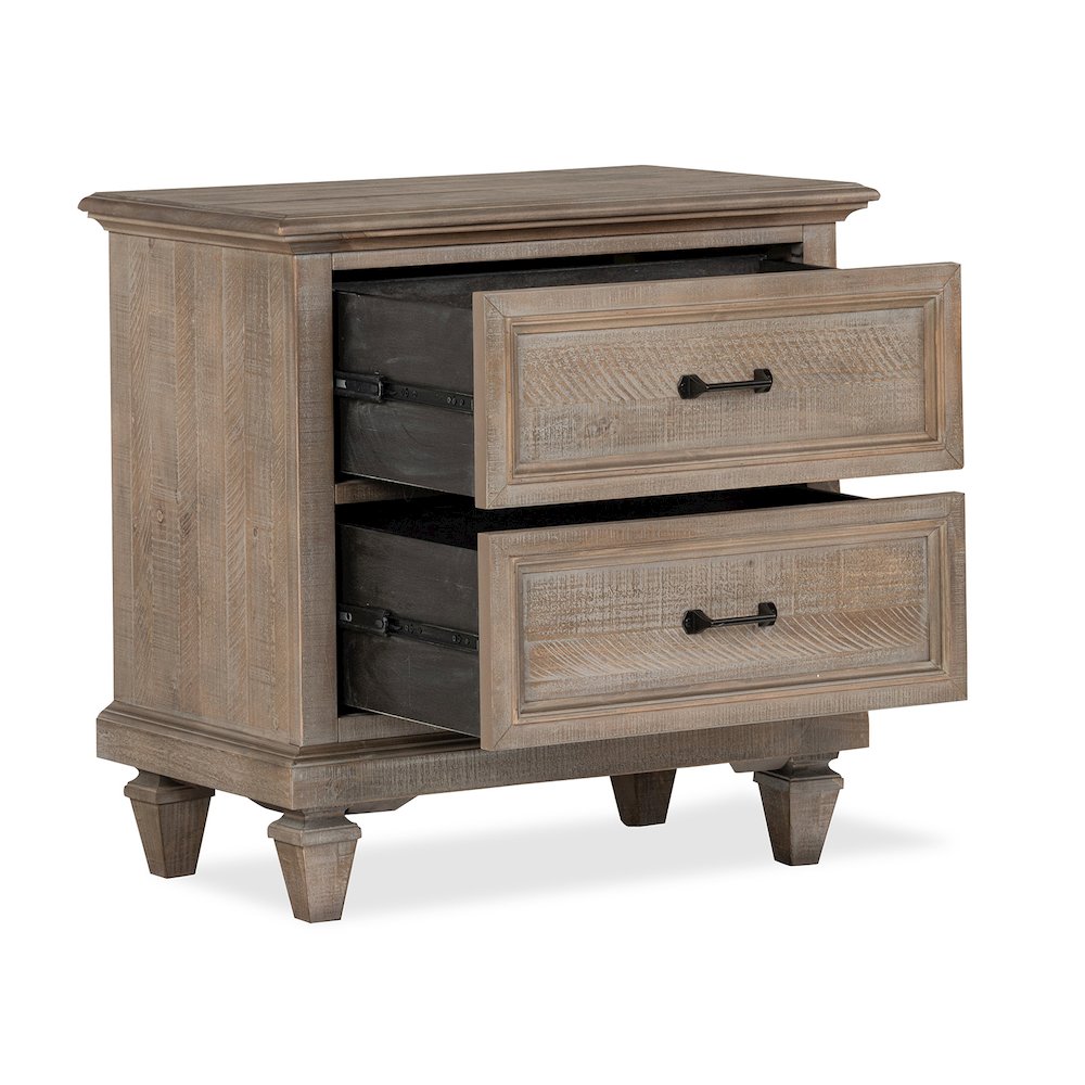 Lancaster Dovetail Grey Drawer Nightstand