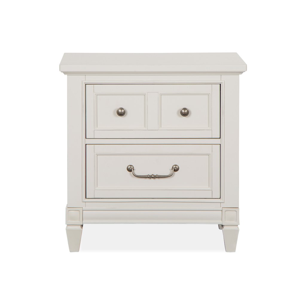 Willowbrook Egg Shell White With Slight Rub Through Drawer Nightstand