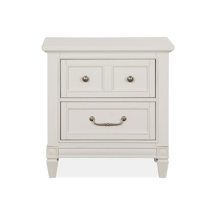 Willowbrook Egg Shell White With Slight Rub Through Drawer Nightstand