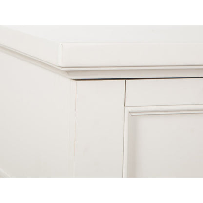 Willowbrook Egg Shell White With Slight Rub Through Open Nightstand