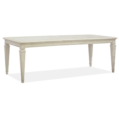 Newport Alabaster Extendable Rectangular Dining Table