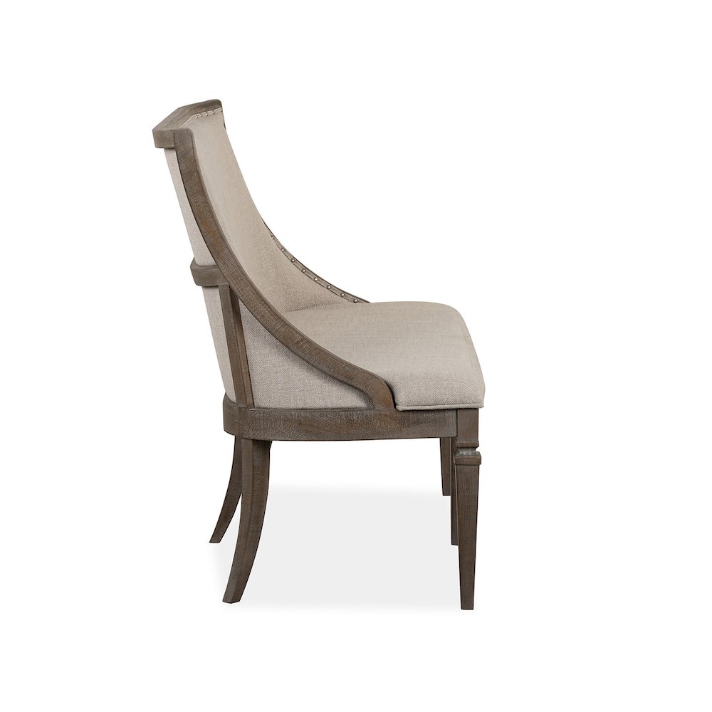 Lancaster Dovetail Grey Upholstered Bench