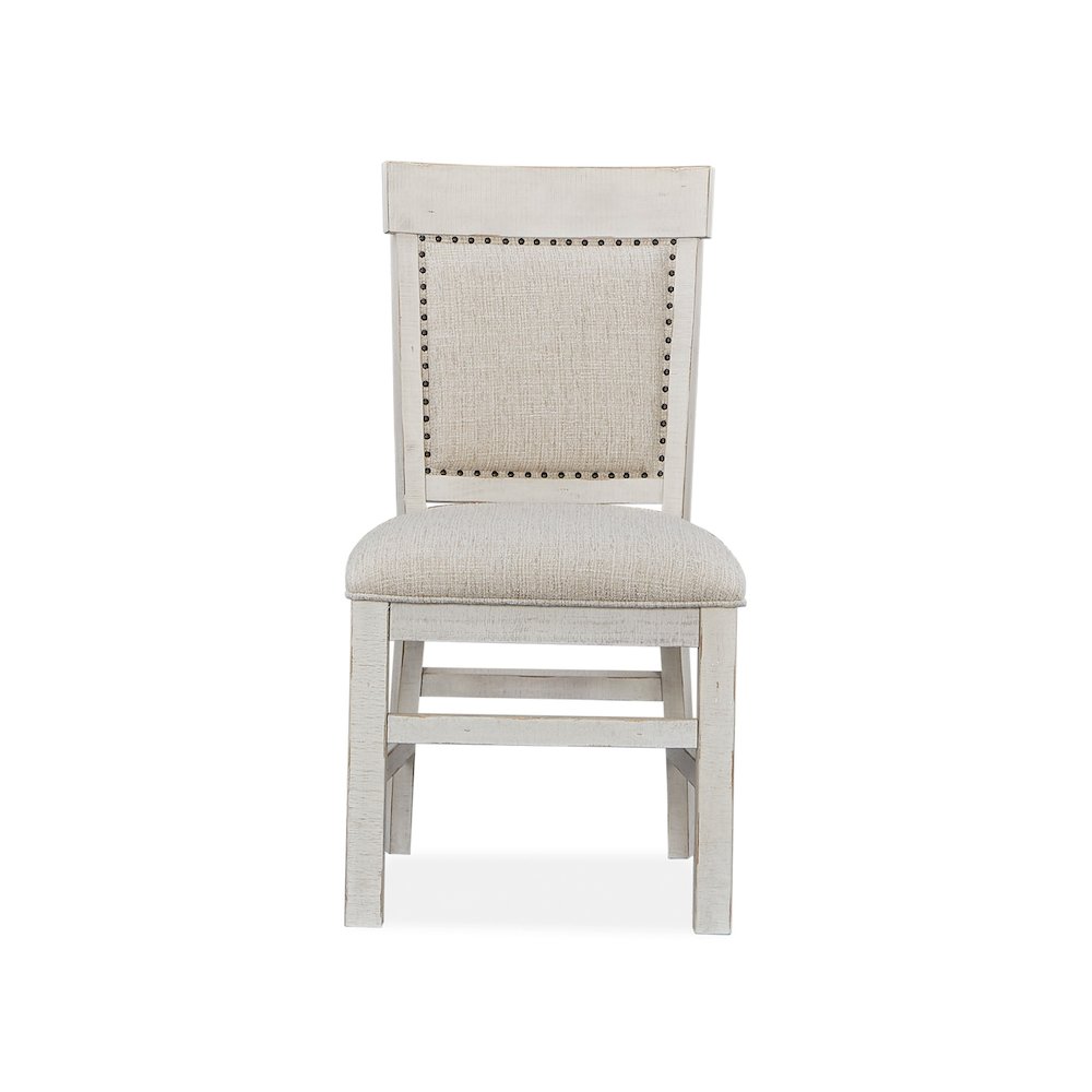 Bronwyn Alabaster And Toasted Nutmeg Upholstered Side Chair Two Pack