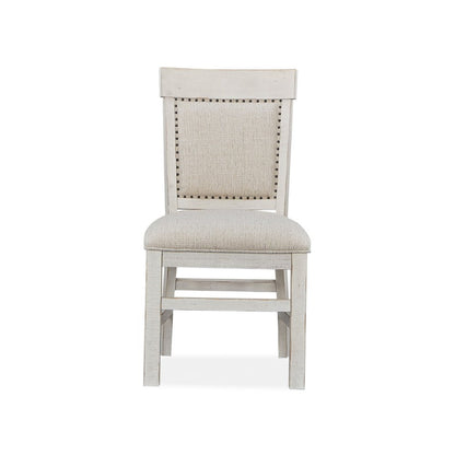 Bronwyn Alabaster And Toasted Nutmeg Upholstered Side Chair Two Pack