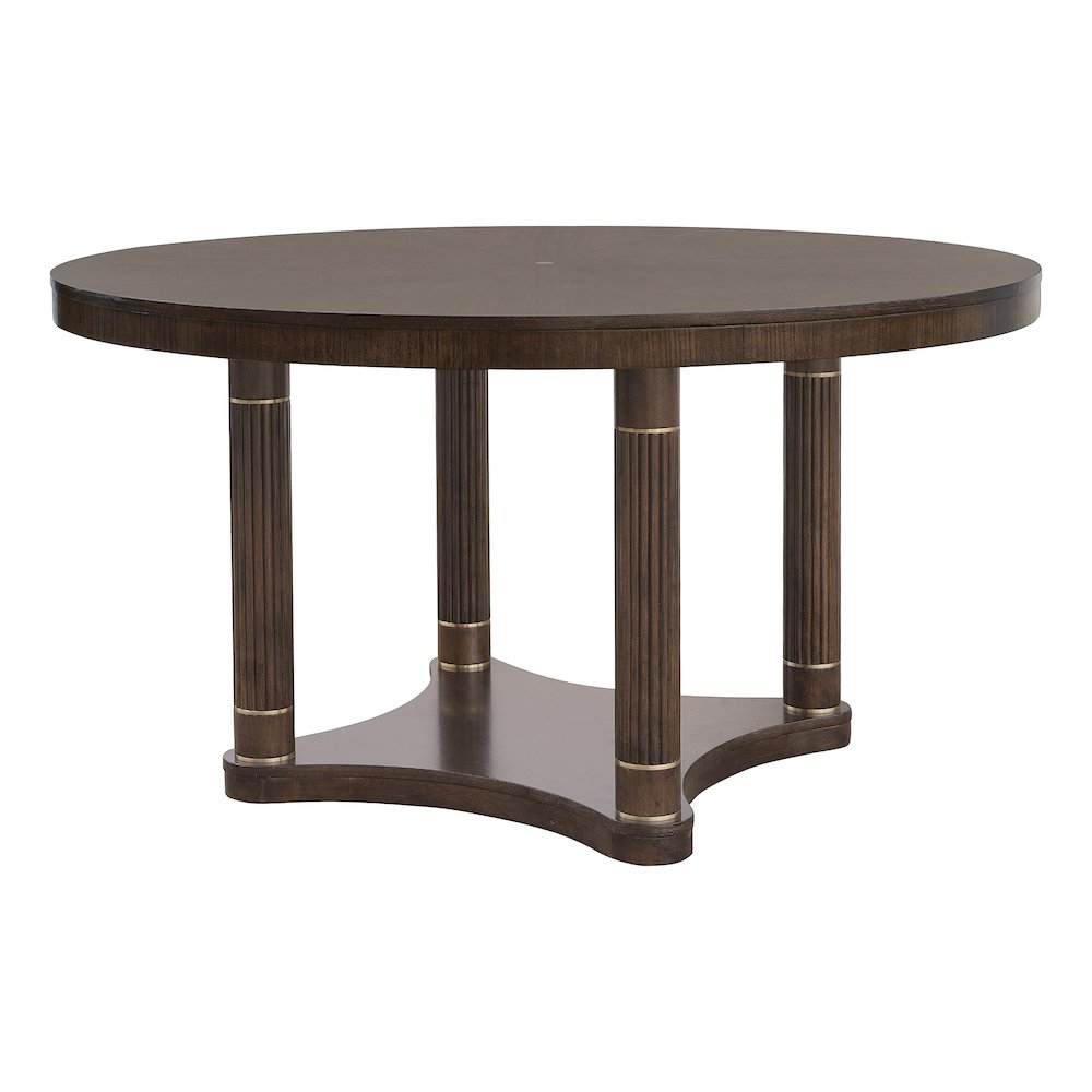 Pulaski Asher Park Piano Brown Round Dining Table