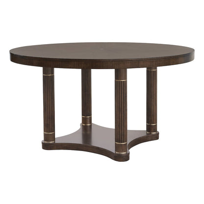 Pulaski Asher Park Piano Brown Round Dining Table