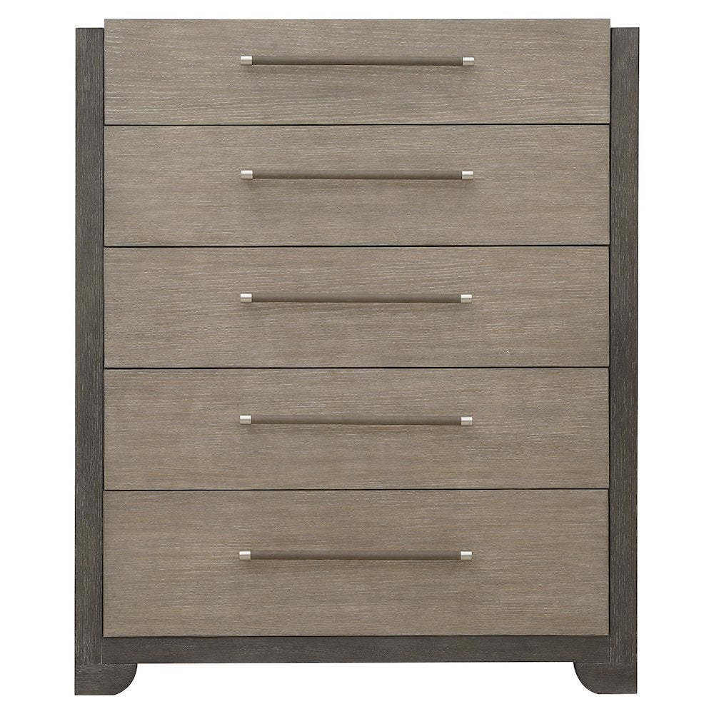 Pulaski Anderson Park Moose Trail And Frontier Brown 5 Drawer Chest