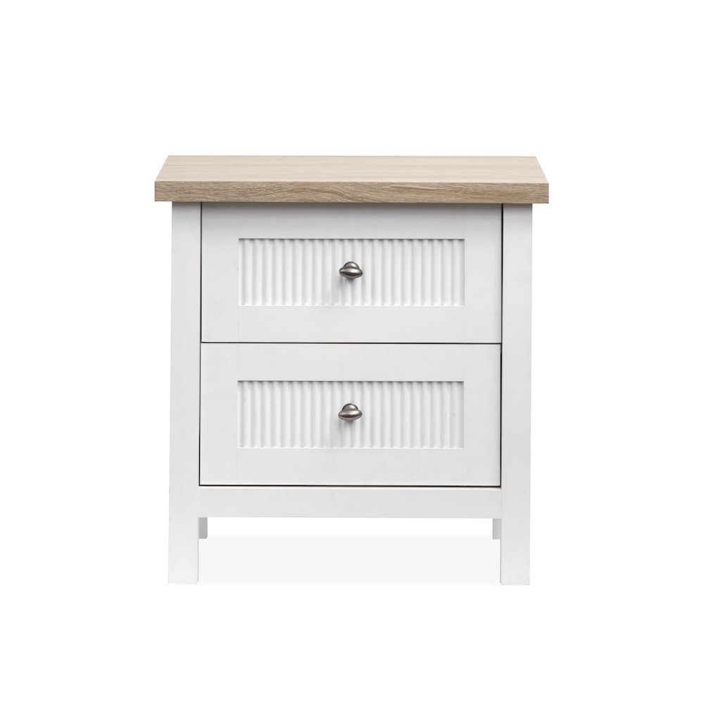 Windmill Harbour White Whisp And Sand Drawer Nightstand