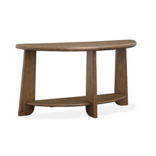 Tanner Tawny Brown Demilune Sofa Table