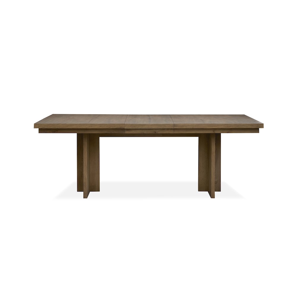 Marcel Harvest Brown Extendable Trestle Dining Table