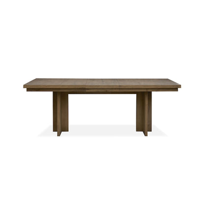 Marcel Harvest Brown Extendable Trestle Dining Table