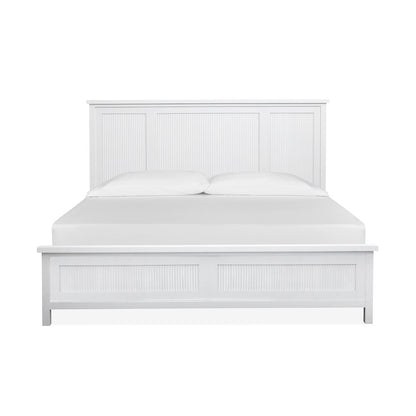 Windmill Harbour White Whisp And Sand Queen Panel Bed