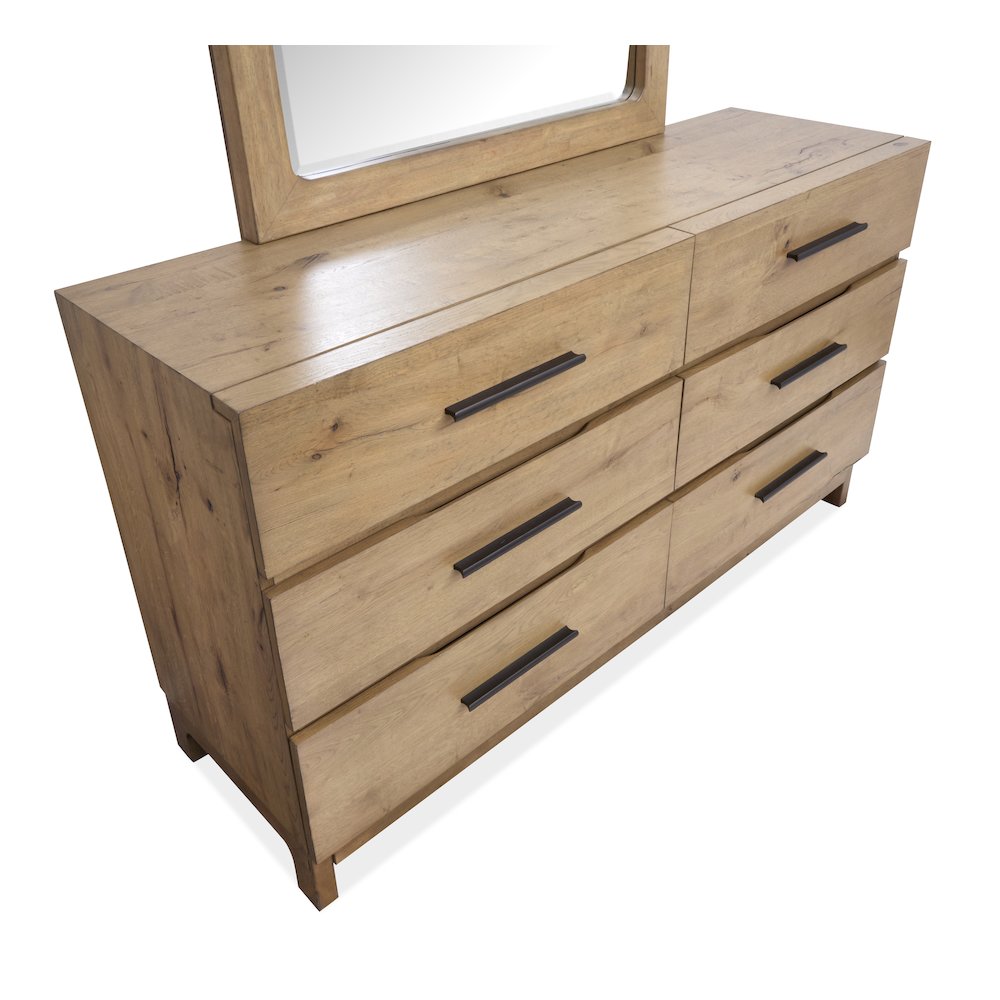 Davenport Rustic Caramel Double Drawer Dresser
