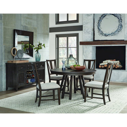Westley Falls Graphite 52" Round Dining Table