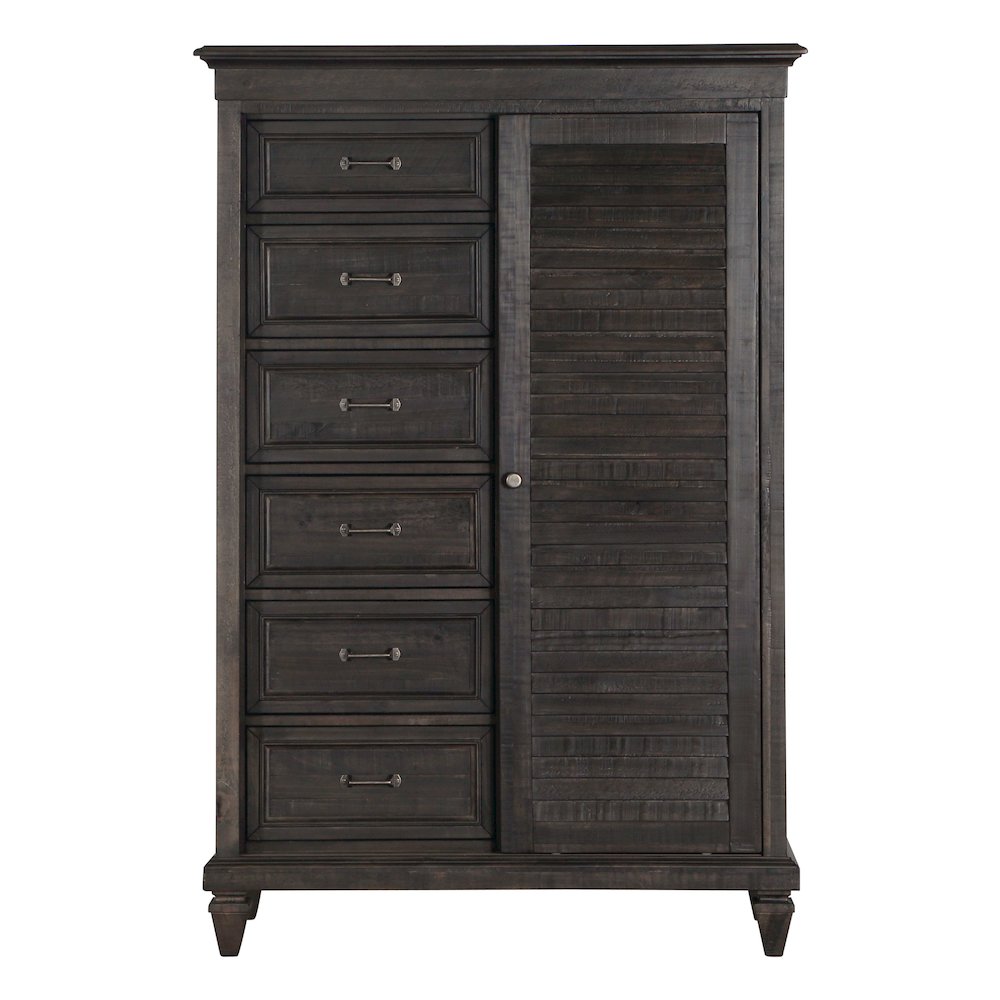 Calistoga Weathered Charcoal Gentleman'S Chest