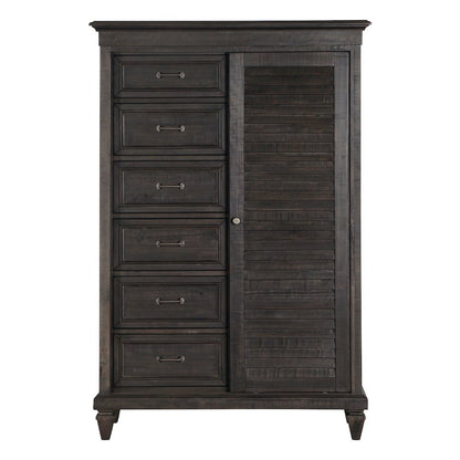 Calistoga Weathered Charcoal Gentleman'S Chest