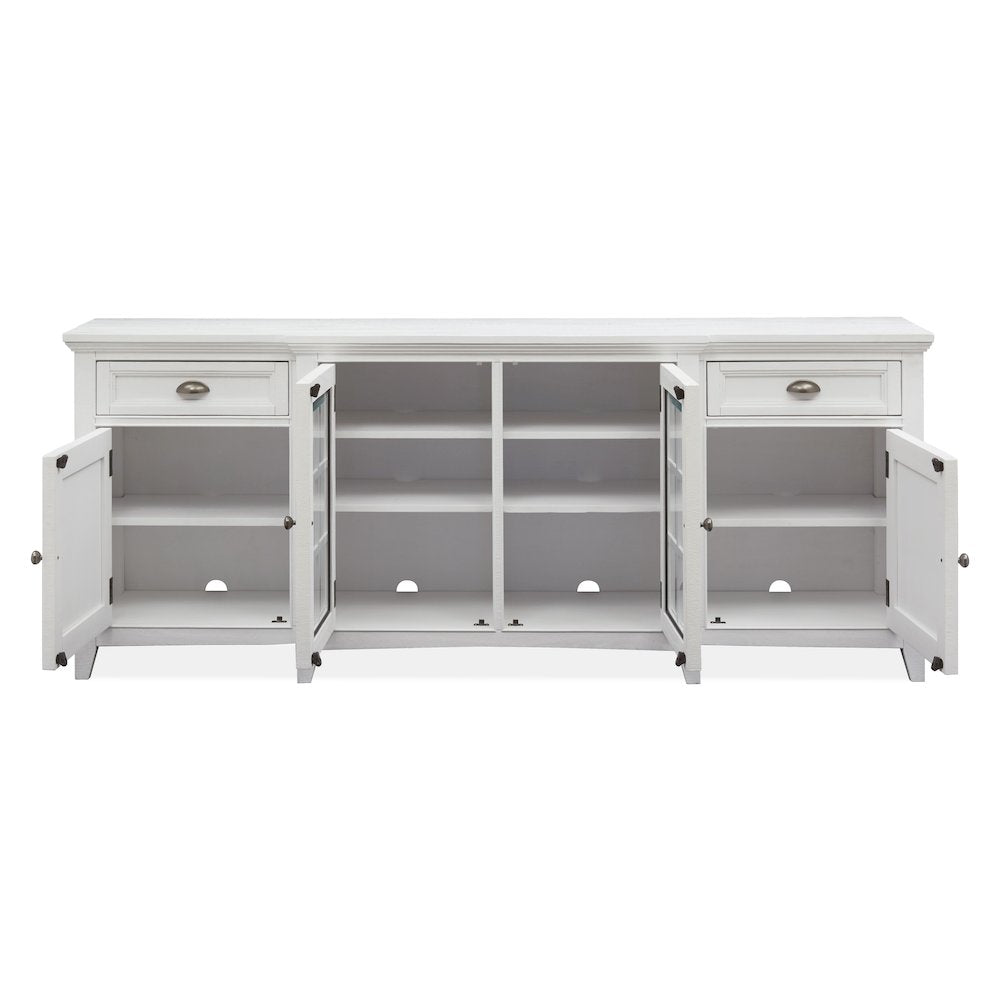 Heron Cove Chalk White 80" Console