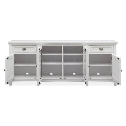 Heron Cove Chalk White 80" Console