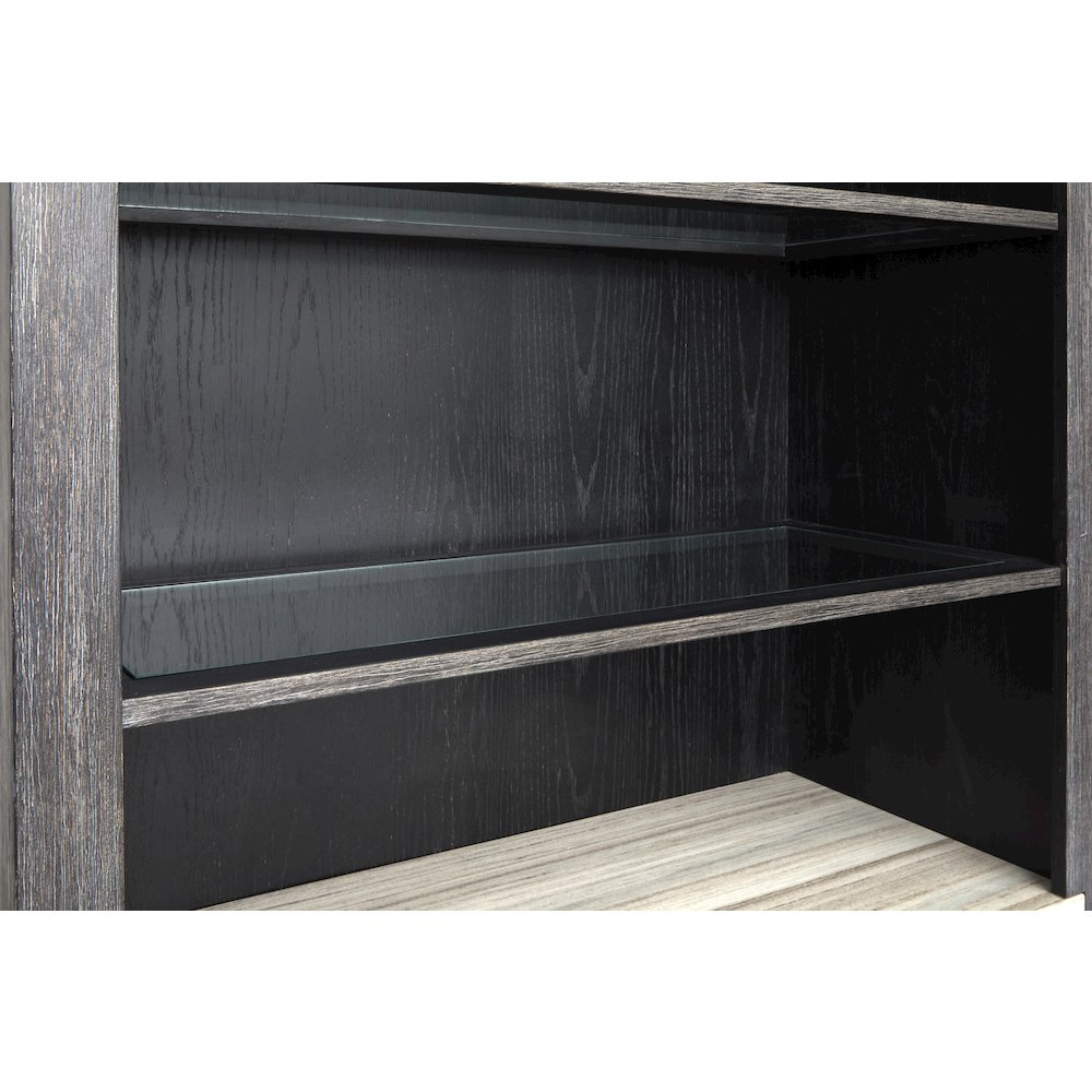 Plum Creek Ravenwood Black Display Cabinet