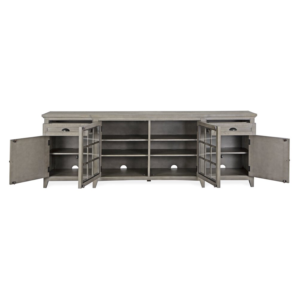 Paxton Place Dovetail Grey 90" Console