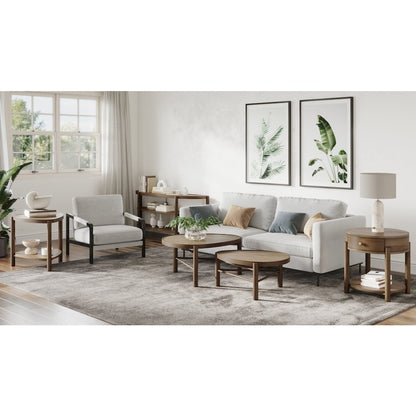 Hadleigh Brown Honey Round End Table