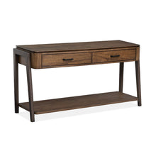 Hallie Milk Chocolate And Dark Chocolate Rectangular Sofa Table