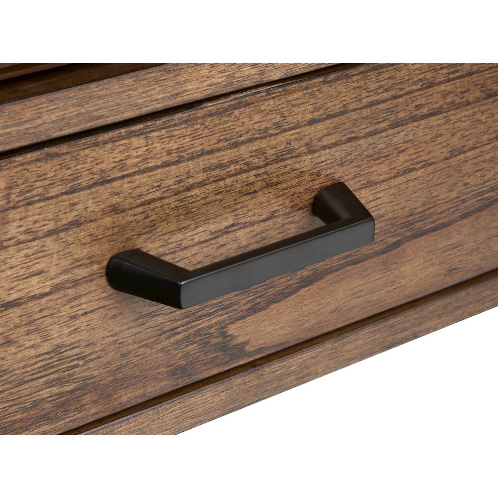 Hallie Milk Chocolate And Dark Chocolate Rectangular Sofa Table