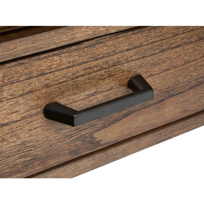 Hallie Milk Chocolate And Dark Chocolate Rectangular Sofa Table